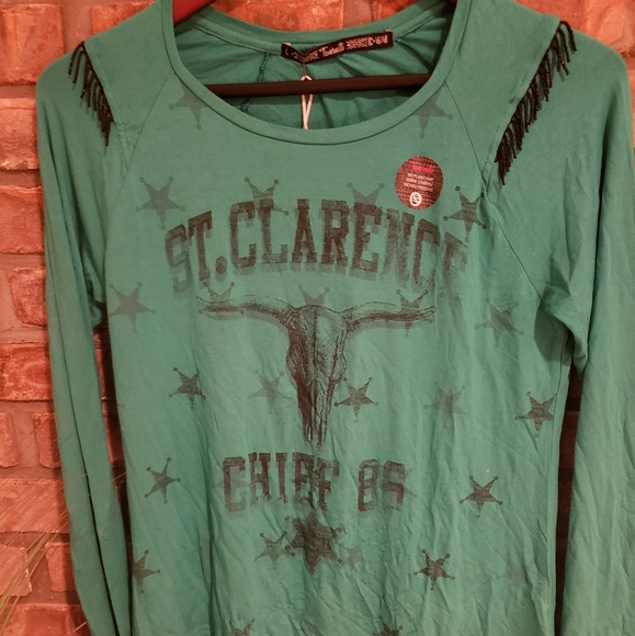 BNWT Women's Taverniti LS Shirt, Beautiful Shade of Aquamarine - Picture 2 of 9